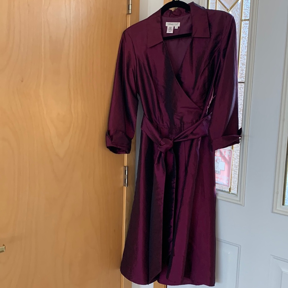 Classy maroon dressy dress